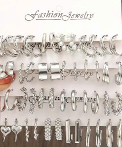 Bông Tai Nữ, Set Khuyên Tai Kiểu Size To Thiết Kế Độc Đáo