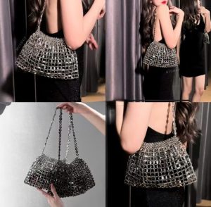 Túi Xách Sequin Túi Đeo Vai Lấp Lánh Đính Đá Pha Lê