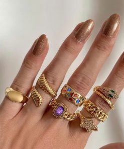 Set Nhẫn Phong Cách Bohemia, Âu Mỹ