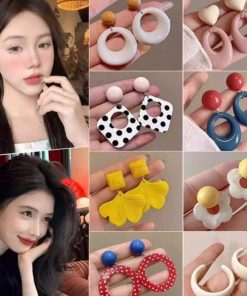 Khuyên Tai bản to phong cách hongkong cá tính thanh