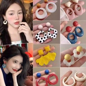 Khuyên Tai bản to phong cách hongkong cá tính thanh